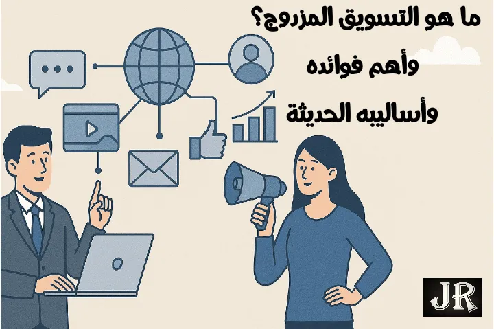 التسويق الالكتروني المزدوج عبر قنوات تسويقية متعددة